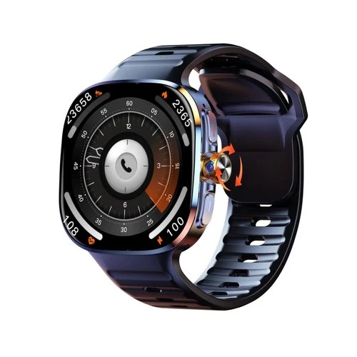4G Smart Watch Android SIM Card GPS WiFi Rotating Camera AMOLED Phone Watch