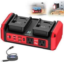 Power Inverter Pure Sine Wave Compatible with Milwaukee 18V Battery No Battery 