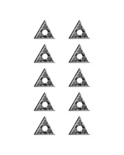 10 PCS TNMG331 TNMG160404 Carbide Turning Insert Aluminum CNC Lathe Tool Cut