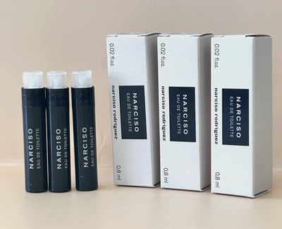 NARCISO RODRIGUEZ Narciso Eau de Toilette  0.8ml/.02oz Spray Vial X 3 vial