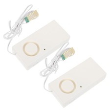 2 St&uuml;ck Wassersensor-Alarm &ndash; 110 &Uuml;berlaufmelder f&uuml;r Sp&uuml;le und Badewanne &ndash;