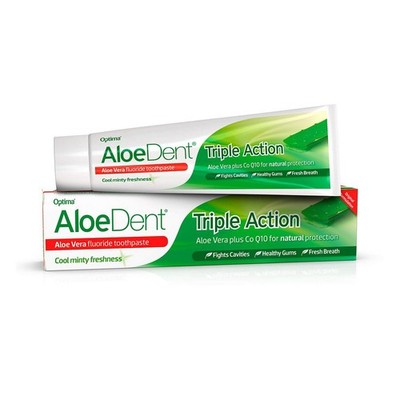   Aloe Dent Natural Duo Pack Triple Action Zahnpasta 2 x 100ml