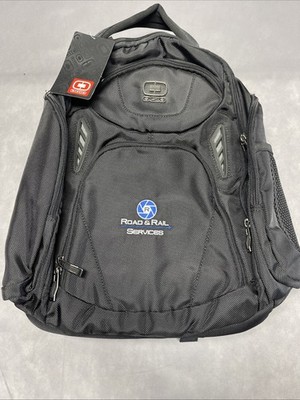 OGIO 411065 Mercur 17'' Computer Laptop Backpack Black New With Embroidery 