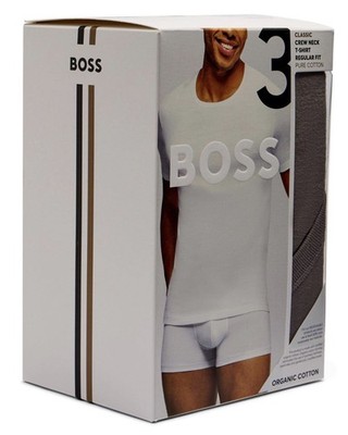 BOSS Herren Gr. S T-Shirt (3er Pack) Hugo Boss Mehrfarbig Neu 