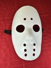 friday the 13th jason White mask Hard Plastic Halloween Costume
