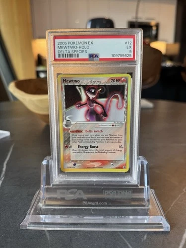 Pokemon Mewtwo 12/113 Delta Species Holo PSA 5