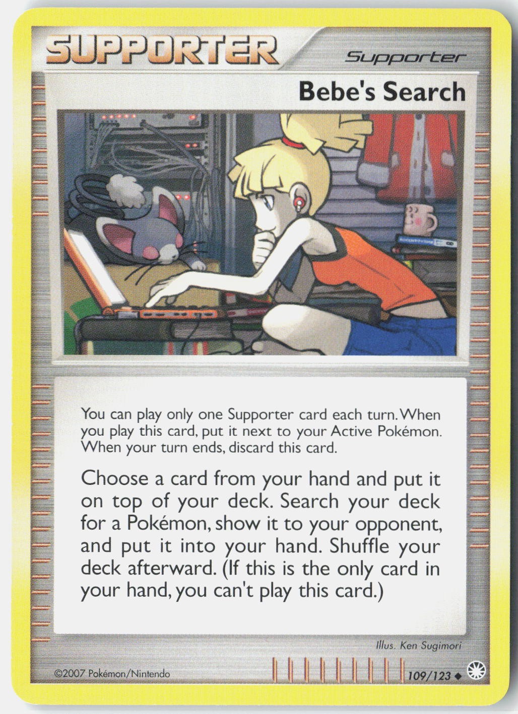 Bebe's Search Mysterious Treasures 109/123 Pokemon Card