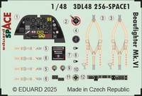 MW22 Eduard 3DL48256 Beaufighter Mk.Vi Space 1/48 3D Decal For Revell