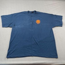 Vintage Laborers Local Union 362 Bloomington IL T-Shirt Mens 2XL Blue USA Made
