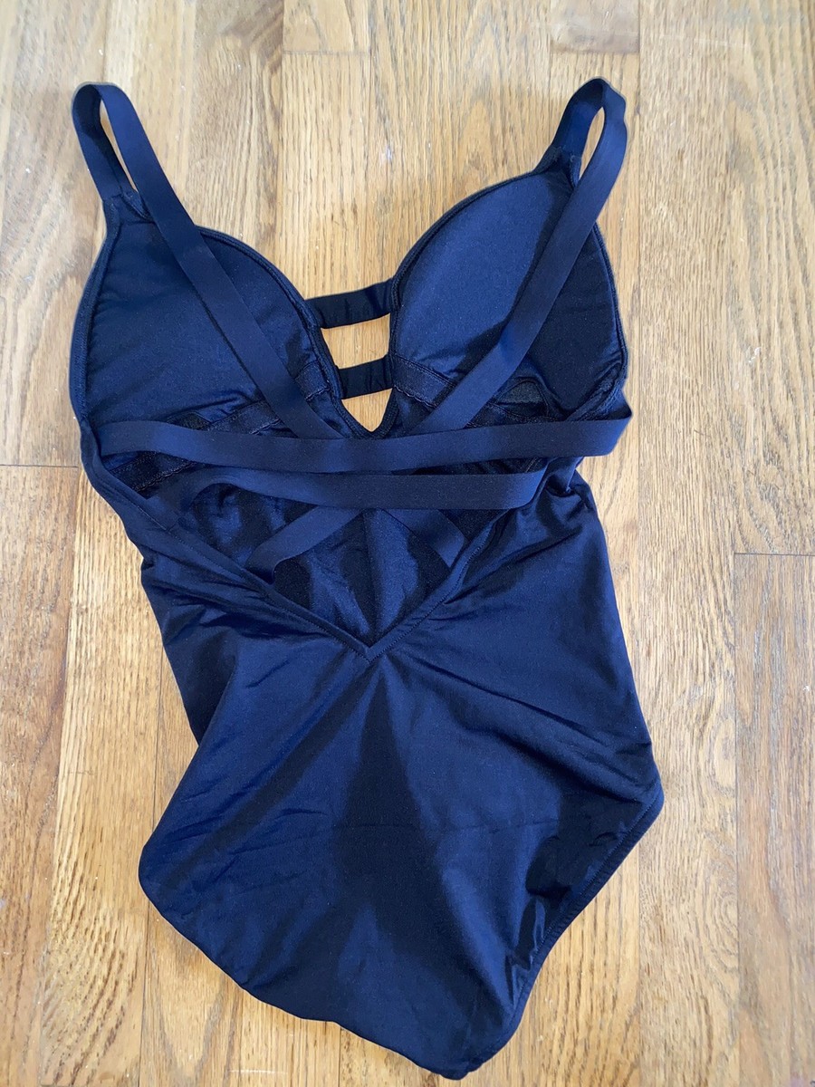 $168 Seafolly Women's Active Deep V Plunge Maillot One Piece
