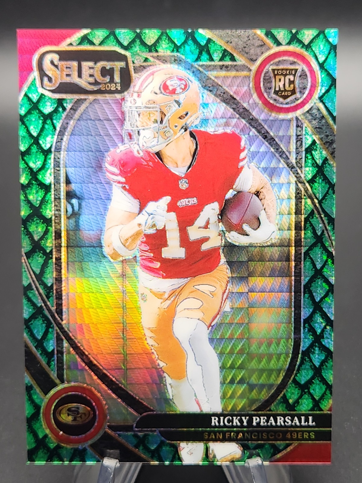 Ricky Pearsall 2024 Panini Select Club Level Dragon Scale Rookie 28/81