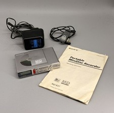 Vintage Sony MZ-R37 Portable Minidisc Player/Recorder Silver Great Condition