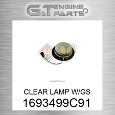 1693499C91 CLEAR LAMP W/GS fits INTERNATIONAL TRUCK (Surplus Open Box)