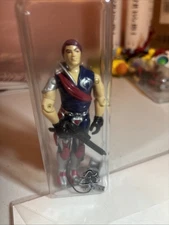 Vtg 1985 GI Joe ARAH Tomax Paoli Crimson Guard Commander v1 Action Figure & Gun!