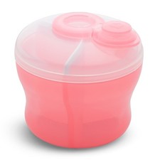 Powdered Formula Dispenser for Infants Pink Baby Milk Storage Container