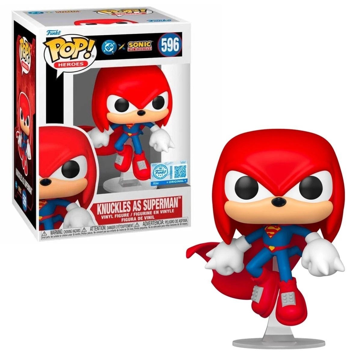 POP! Sonic The Hedgehog - KNUCKLES AS SUPERMAN *Special Edition* #596