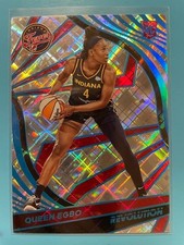 Queen Egbo – 2022 Revolution WNBA #97 Cosmic parallel /99 (Fever) RC