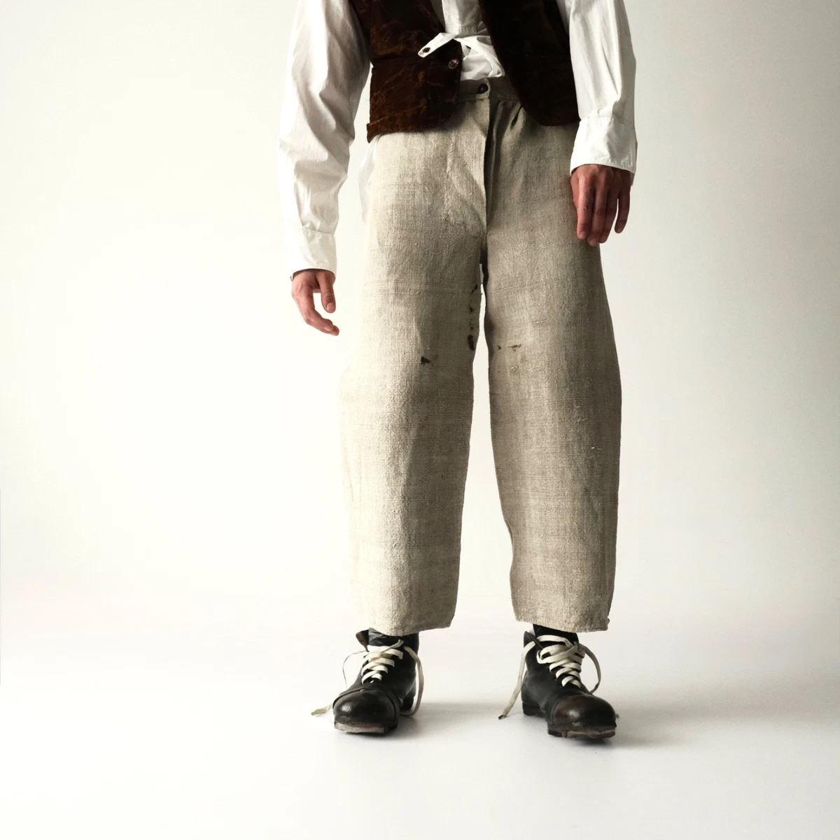 Linen Vintage Pants for Men for sale | eBay