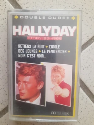 JOHNNY HALLYDAY 1 k7 audio HALLYDAY STORY 61 - 66 double durée - Photo 1/2