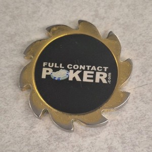 Full Contact Poker Metal Card Guard Saw Blade Design