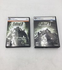 Fallout 3 & Broken Steel Point Lookout Add-on Pack PC Game Lot Bethesda CIB