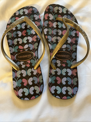 Chanclas para mujer Havaianas sandalia acero gris EE. UU. 6W UE 35-36 - Imagen 4 de 6