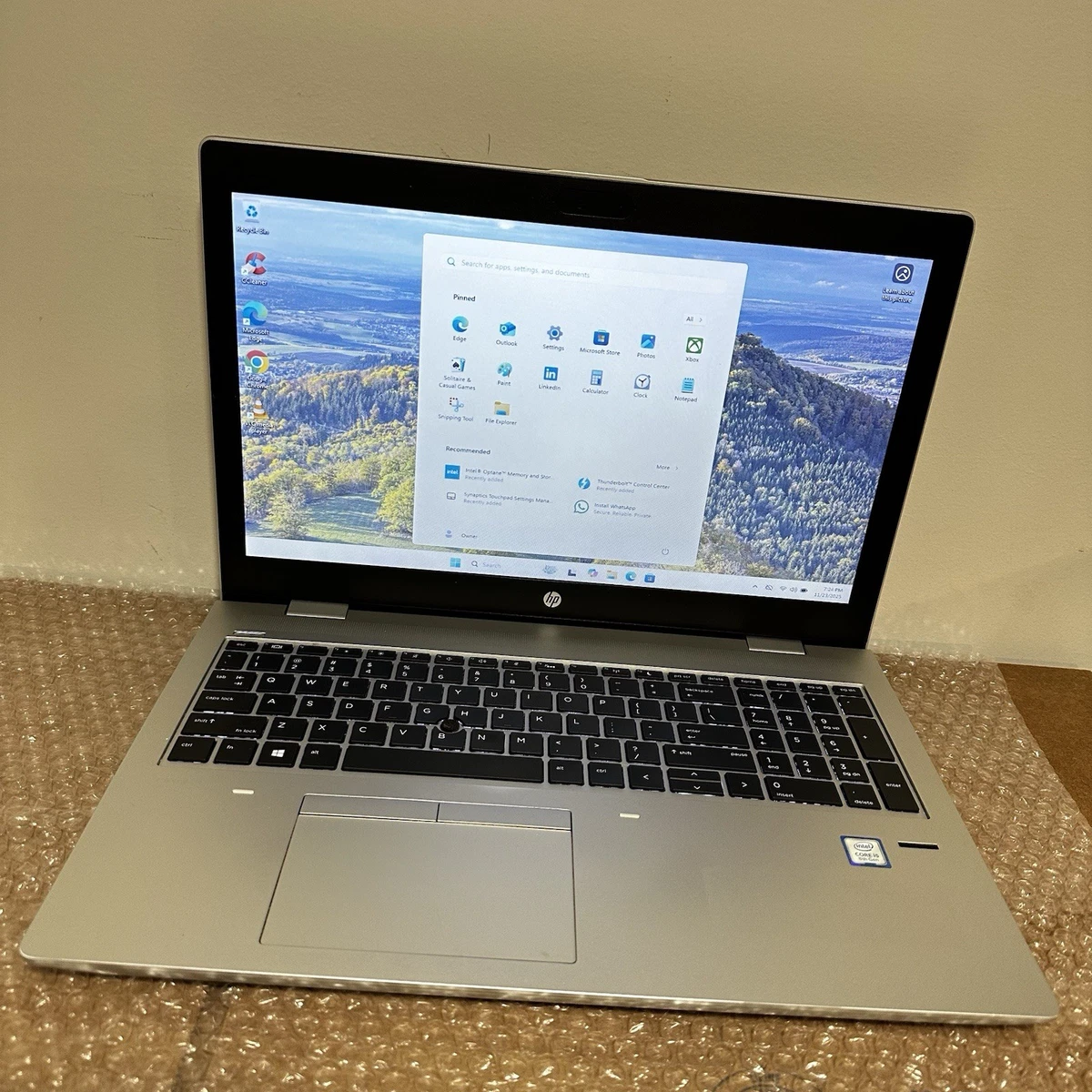 HP ProBook Intel Core i5 8th Gen. PC Laptops & Netbooks 256 GB SSD