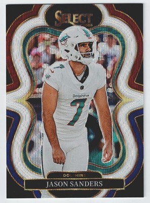 2025 Panini Select Jason Sanders Suite Level Tri-Color Prizm /199 #382 Dolphins