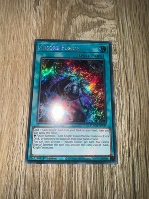 Absorb Fusion BLMM-EN164 Secret Rare 1st Edition YuGiOh TCG Card | eBay ...