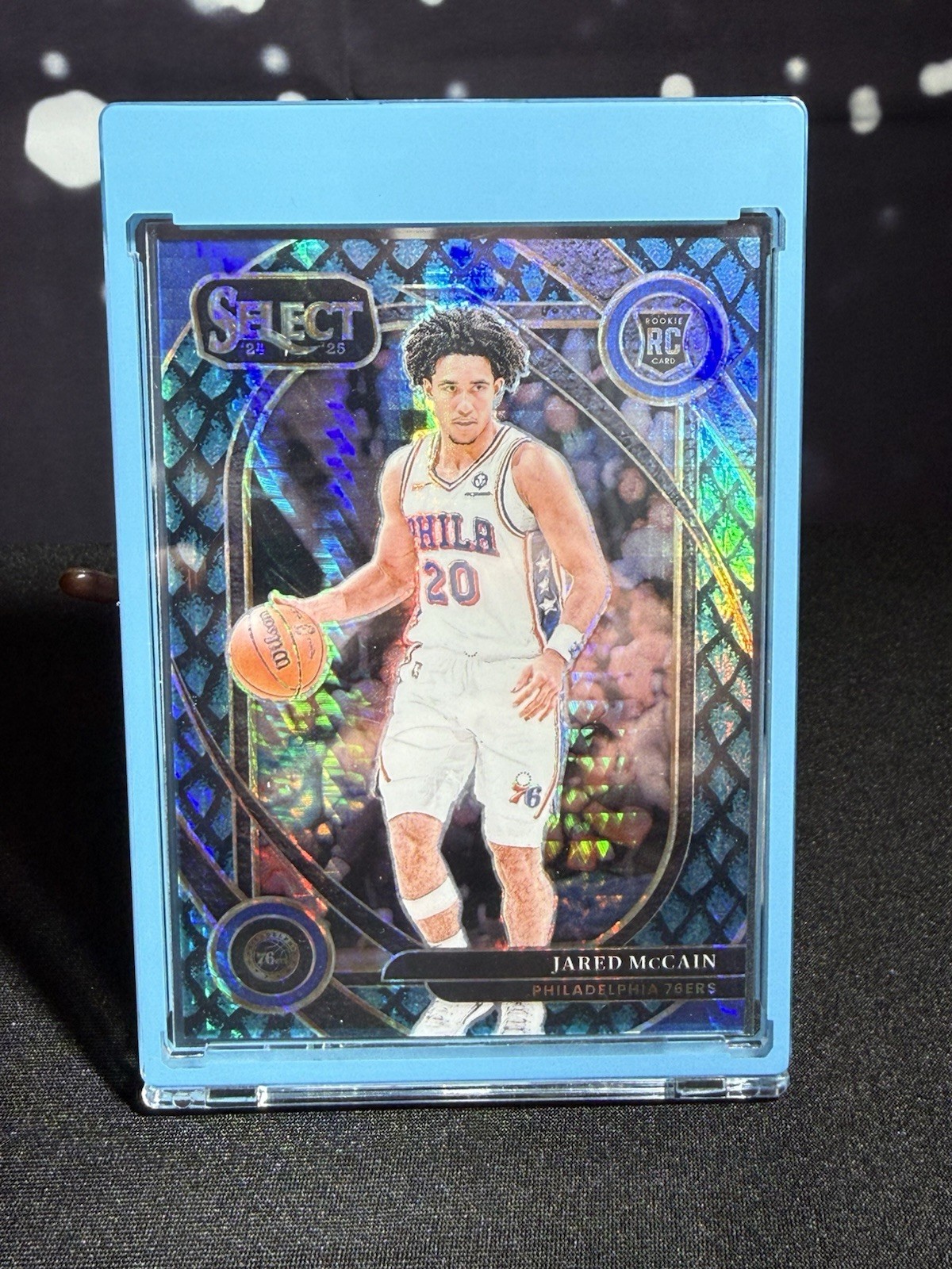 2024-25 Select Jared McCain Courtside Dragon Scale Prizm Rookie Card 2/8 ‼️ RC