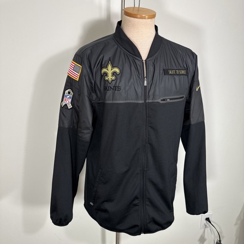 New Orleans Saints Nike Dri Fit Salute To Service Full Zip Jacke Größe L Large - Bild 5 von 11