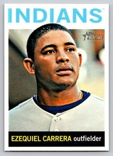 2013 Topps Heritage #362 Ezequiel Carrera Cleveland Indians