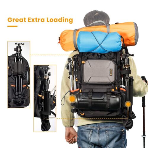 TARION Pro 2 Bags in 1 Camera Backpack Large with 15.6" Laptop Compartment Wa... - Picture 5 of 9
