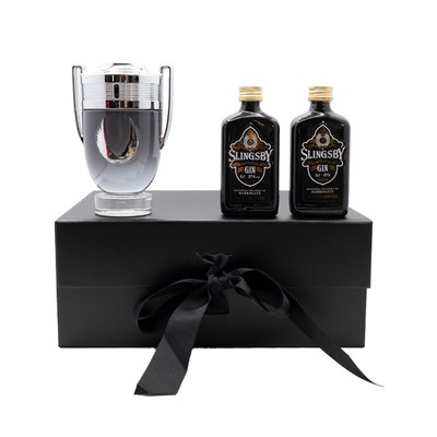 Paco Rabanne Invictus Platinum 100ml EDP & Gin Geschenkset für Ihn