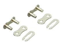 GENUINE KMC STEEL MASTER LINK 1/2X1/8 SOLD BY PAIR CHROME