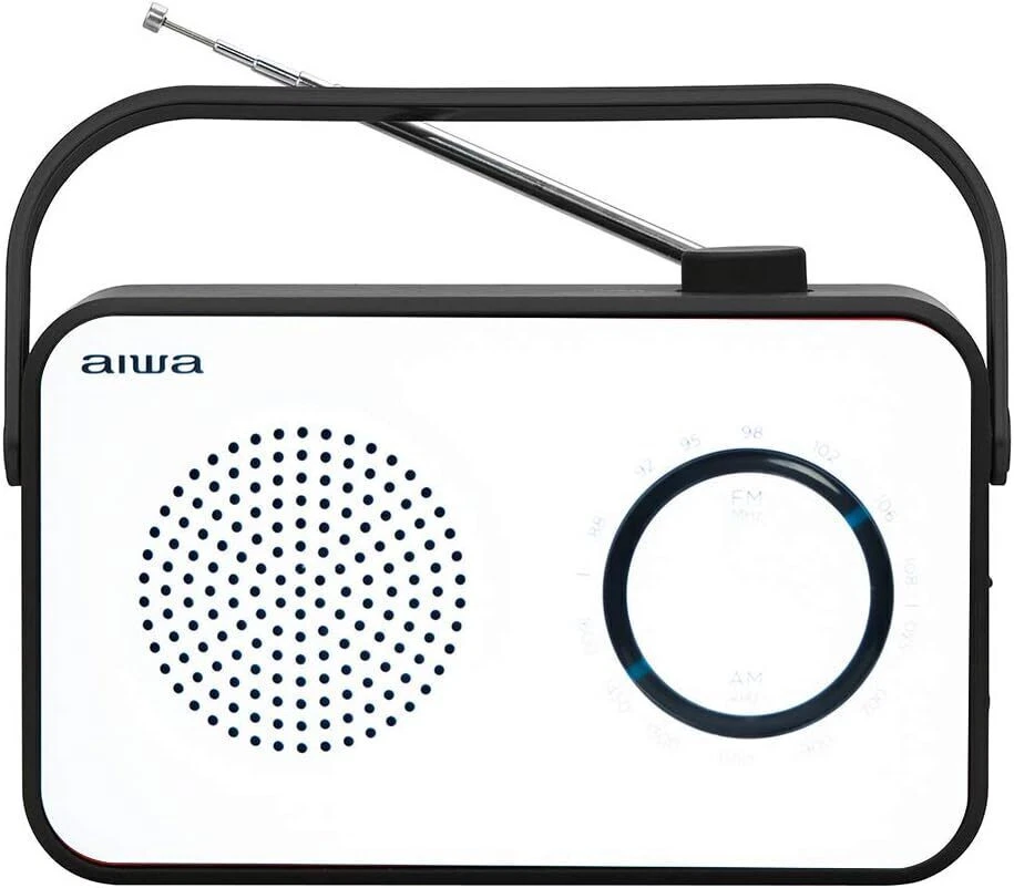 Aiwa R-190BW Kofferradio FM, MW Weiß - Bild 2 von 4