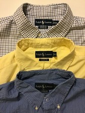 Lot 3 Ralph Lauren button down shirt sizeXXL