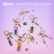 BTS WORLD ANOTHER STORY ACRYLIC KEYRING NEW JUNGKOOK V JIMIN SUGA RM J-HOPE JIN