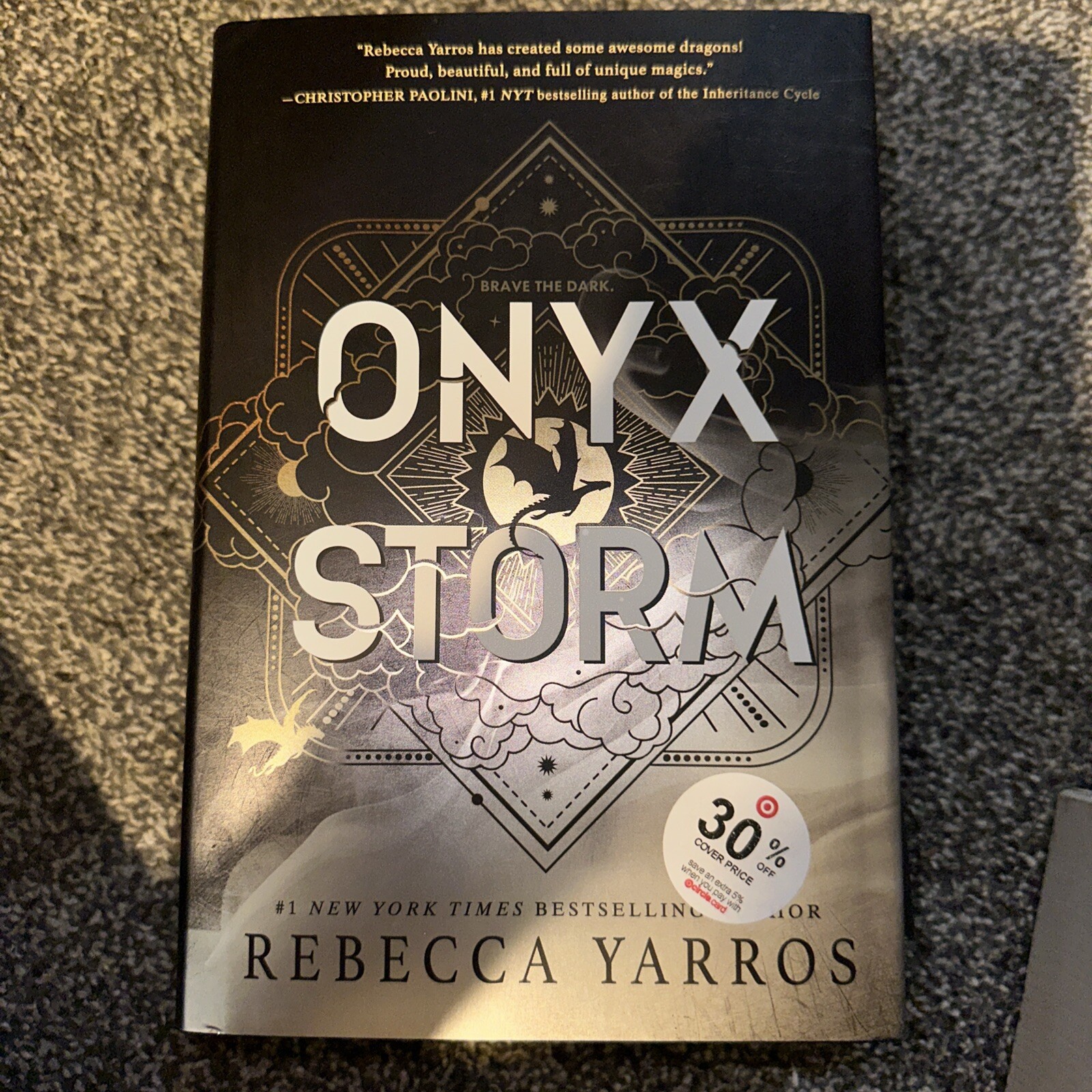 Onyx Storm Target Exclusive Collector's Edition Hardcover by Rebecca Yarros