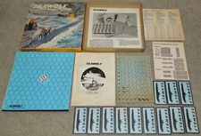 Vintage 1979 Grenadier WW2 War Game: Seawolf: A Game of Submarine Combat...Uncut