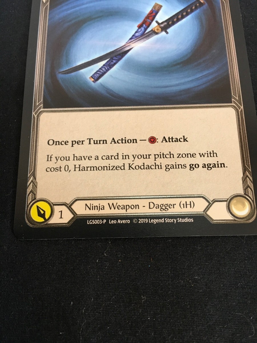 Flesh and Blood MTG Harmonized Kodachi Cold Foil 2019 Ninja Weapon