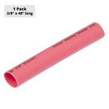 Ancor 304648 Adhesive Lined Heat Shrink Tubing (ALT), Red, 3/8" x 48", 1 Pack