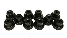 Unbranded 1 inch Black Oxide Knurled Knob with Screw Hole Lot of 10 NOS