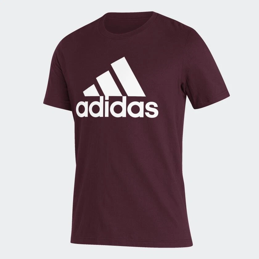 NWT ADIDAS Men&#039;s Big &amp; Tall T-Shirt Maroon White 4XL 4XLT | eBay