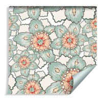10M Vlies Tapete Rolle Natur Vintage Bunte Blumen Xxl 1186