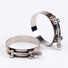 2 X 2.25 Stainless Steel T Bolt Clamp Turbo Intake 2-14 Silicone Hose Clamp 2 X 2.25 Stainless Steel T Bolt Clamp Turbo Intake 2-14 Silicone Hose Clamp