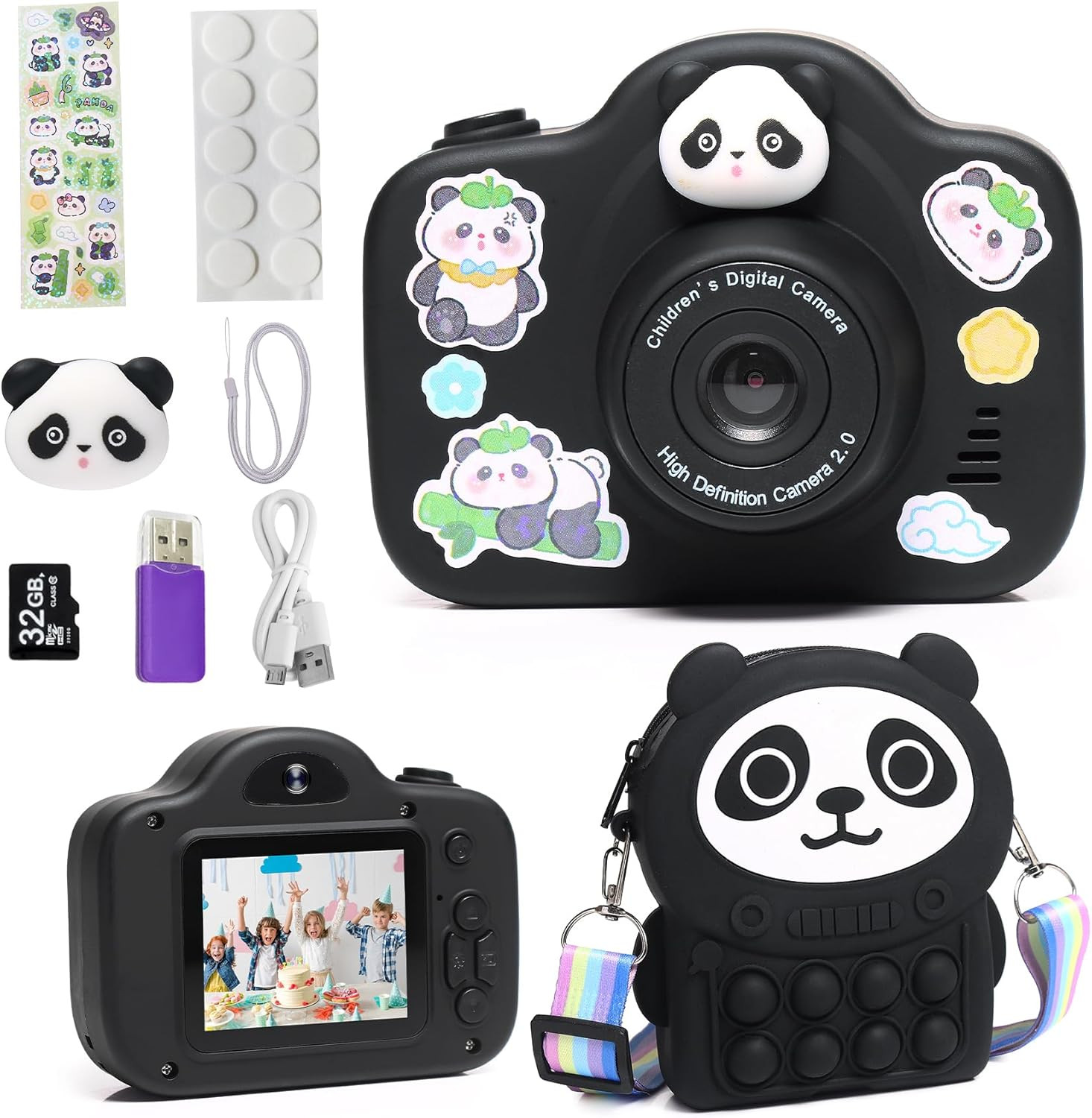 Kids Camera, Christmas Birthday Gifts for Children Age 3-8, HD Digital Video Cam