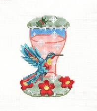 Danji /CH Designs Hummingbird Feeder Garden Handpainted Needlepoint Canvas 1513
