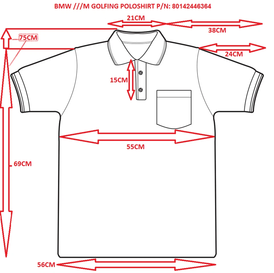 CAMISA POLO DE GOLF BMW UNISEX M MOTORSPORT, GENUINA, RARA, - 80142446364. Nuevo Foto 3 de 4