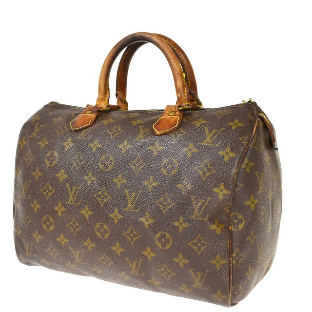 Louis Vuitton Speedy Shoulder Bag 30 Brown Canvas for sale online | eBay